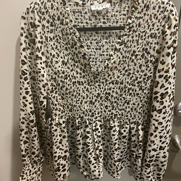 THML leopard blouse, size M - Picture 1 of 5